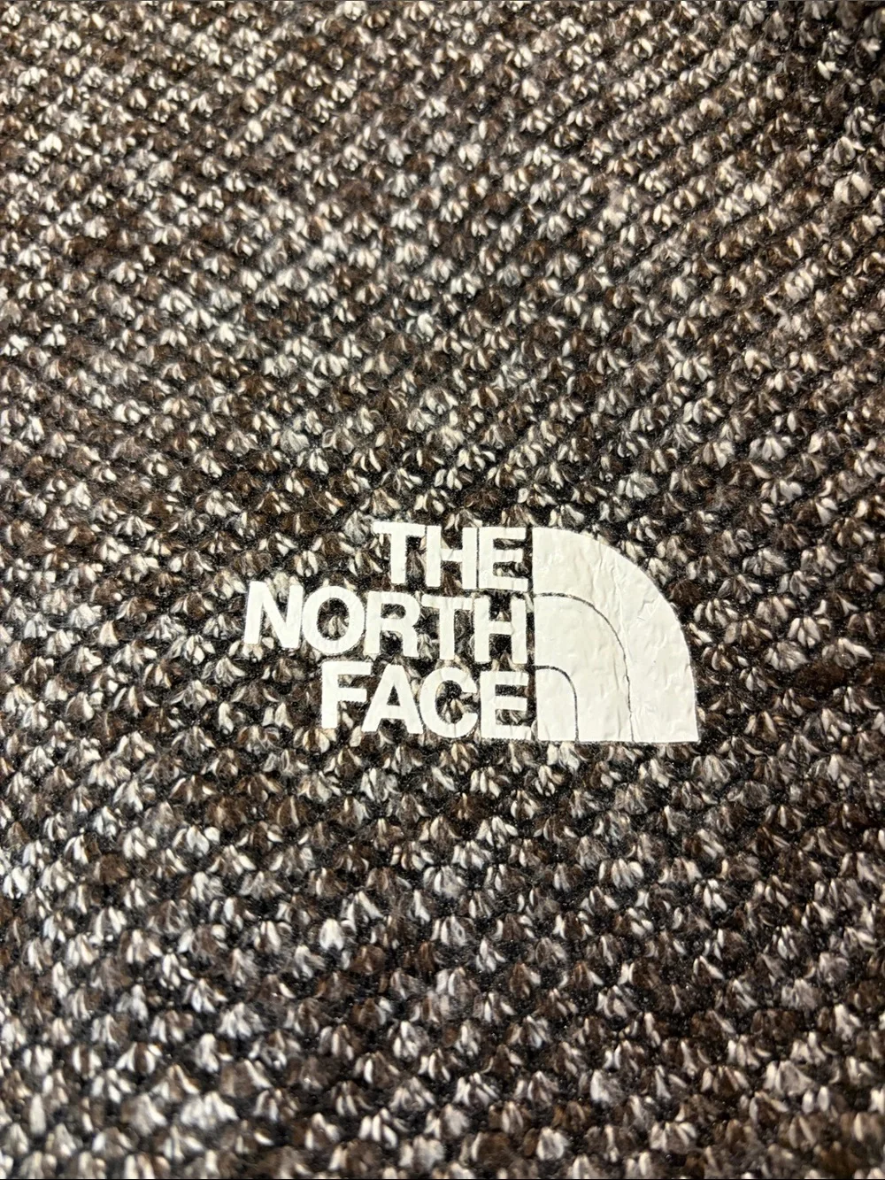 The North Face Full Zip Sweater Jacket Mock Neck Fleece Plaid Lined- Est SZ M-L
